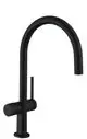 Hansgrohe-HG-Spueltischmischer-220-Talis-M54-Geraeteabsperrv-1jet-mattschwarz-72805670 gallery number 1